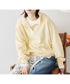 【アメリカンホリック/AMERICAN HOLIC】の襟付き刺繍入りミニ裏毛プルオーバー Light Yellow|ID: prp329100004446954 ipo3291000000031983140