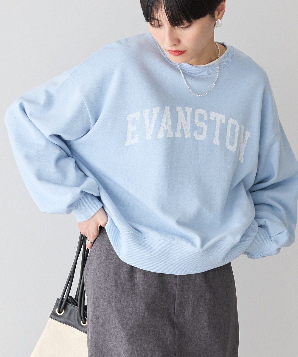 【アメリカンホリック/AMERICAN HOLIC】のEVANSTON ミニ裏毛プルオーバー インテリア・キッズ・メンズ・レディースファッション・服の通販 founy(ファニー) 　ファッション　Fashion　レディースファッション　WOMEN　トップス・カットソー　Tops/Tshirt　パーカ　Sweats　プルオーバー　Pullover　スウェット　Sweat　おすすめ　Recommend　スウェット　Sweat　トレンド　Trend　フロント　Front　ベーシック　Basic　ポケット　Pocket　ロング　Long　夏　Summer　春　Spring　S/S・春夏　Ss・Spring/Summer　Sax|ID: prp329100004446956 ipo3291000000031970044