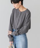 【アメリカンホリック/AMERICAN HOLIC】のヘンリーネックラウンドミニ裏毛プルオーバー Charcoal Gray|ID: prp329100004446961 ipo3291000000031963987