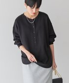 【アメリカンホリック/AMERICAN HOLIC】のヘンリーネックラウンドミニ裏毛プルオーバー Black|ID: prp329100004446961 ipo3291000000031963988