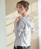 【ティアクラッセ/Tiaclasse】の【UVケア・接触冷感】“やみつき”ショートパーカー グレー|ID: prp329100004446979 ipo3291000000031936461