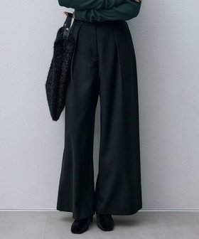 【アイシービー/iCB】の【洗える】 ウールヴィスコースストレッチ タックパンツ 人気、トレンドファッション・服の通販 founy(ファニー) ファッション Fashion レディースファッション WOMEN パンツ Pants 2024年 2024 2024-2025秋冬・A/W Aw/Autumn/Winter/Fw/Fall/2024-2025 ギャザー Gather ストレッチ Stretch フロント Front ワイド Wide エレガント 上品 Elegant 洗える Washable A/W・秋冬 Aw・Autumn/Winter・Fw・Fall-Winter |ID:prp329100004447374