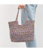 【アンビリオン/UNBILLION】のカシュカシュ cachecache / メタリックコード柄編みトートバッグ ミックス|ID: prp329100004447499 ipo3291000000031942138