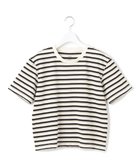 【ジェイプレスヨークストリート/J.PRESS YORK STREET】の【WOMEN】レトロボーダー Tシャツ ベージュ系1|ID: prp329100004447762 ipo3291000000031842716