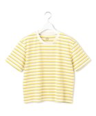【ジェイプレスヨークストリート/J.PRESS YORK STREET】の【WOMEN】レトロボーダー Tシャツ イエロー系1|ID: prp329100004447762 ipo3291000000031842717