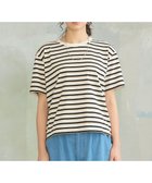 【ジェイプレスヨークストリート/J.PRESS YORK STREET】の【WOMEN】レトロボーダー Tシャツ ベージュ系1|ID: prp329100004447762 ipo3291000000032678730