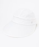 【23区 ゴルフ/NIJYUSANKU GOLF】の【吸水速乾/UVケア】不動の人気アイテム /早めの紫外線対策に 2WAY UVセルバイザー ホワイト系|ID: prp329100004447766 ipo3291000000031097977