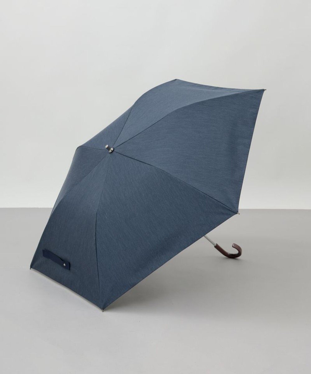 【アウロラ/AURORA】の【WEB限定】 晴雨兼用傘(折りたたみ・トップフラット) インテリア・キッズ・メンズ・レディースファッション・服の通販 founy(ファニー) 　ファッション　Fashion　レディースファッション　Fashion for Women　レイングッズ・傘・晴雨兼用傘　Umbrellas & Rain Gear　傘　Umbrella, Parasol　サマー　Summer, Summer Style　シンプル　Simple, Minimal　人気　Popular, Best Seller　フラット　Flat, Flat Shoes　日傘　Parasol, UV Umbrella　おすすめ　Recommended / Our Picks　ネイビー|ID: prp329100004447805 ipo3291000000034176771