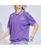 【ピーダブリュサーキュラス/PW CIRCULUS】の【WOMEN】ワッフルハーフジップポロ パープル系|ID: prp329100004447821 ipo3291000000031098441