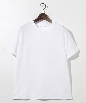 【ジョセフ アブード/JOSEPH ABBOUD / MEN】の【オーガニックコットン使用・日本素材・日本縫製】JOEコットンサッカークルーネック Tシャツ 人気、トレンドファッション・服の通販 founy(ファニー) ファッション Fashion メンズファッション MEN トップス・カットソー Tops/Tshirt/Men シャツ Shirts イエロー Yellow 春 Spring カットソー Cut And Sew コンビ Combination サッカー Soccer ジャケット Jacket ラベンダー Lavender S/S・春夏 Ss・Spring/Summer 夏 Summer エレガント 上品 Elegant |ID:prp329100004448413