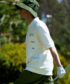 【ピーダブリュサーキュラス/PW CIRCULUS / MEN】の【GOLF OUT掲載アイテム】【MEN】ワッフルポロ ゴルフ 人気、トレンドファッション・服の通販 founy(ファニー) ファッション Fashion メンズファッション Men's Style Online トップス・カットソー Tops/Tshirt/Men シャツ Shirts アウトドア Outdoor 春 Spring カットソー Cut And Sew ショーツ Shorts セットアップ Set Up 雑誌 Magazine チェック Check 人気 Popularity ポケット Pocket モックネック Mock Neck ワッフル Waffle S/S・春夏 Ss・Spring/Summer 夏 Summer ゴルフ Golf |ID:prp329100004448421