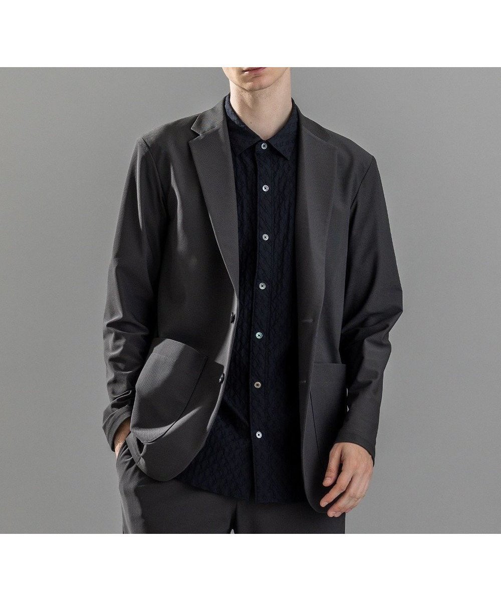 【ジョゼフ オム/JOSEPH HOMME / MEN】の新素材【洗える/抜群の通気性/360度ストレッチ/吸湿性】エアトールストレッチ パッチポケットジャケット インテリア・キッズ・メンズ・レディースファッション・服の通販 founy(ファニー) 　ファッション　Fashion　メンズファッション　Fashion for Men　アウター　Men's Coats Outerwear　テーラードジャケット　Tailored Jackets & Blazers　ジャケット　Jacket, Outerwear　ストレッチ　Stretch, Stretchy Fabric　セットアップ　Set-Up, Coordinated Outfit　パッチ　Patch, Appliqué　ポケット　Pocket, Pocket Detail　メッシュ　Mesh, Net Fabric　夏　Summer　春　Spring　S/S・春夏　SS, Spring/Summer, Warm Season　洗える　Machine Washable　【追加カラー】グレー系|ID: prp329100004448424 ipo3291000000032718213