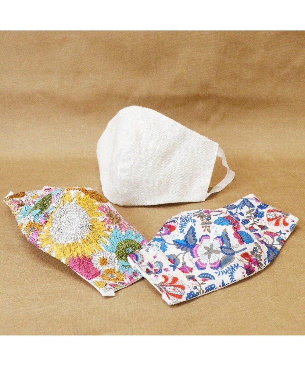 【レガロフェリーチェ/Regalo Felice】の【日本製 / リバティ生地使用】マスク 人気、トレンドファッション・服の通販 founy(ファニー) 　ファッション　Fashion　レディースファッション　WOMEN　チェック　Check　ハンド　Hand　ブロック　Block　プリント　Print　無地　Plain Color　リバーシブル　Reversible　ループ　Loop　ロンドン　London　日本製　Made In Japan　 other-1|ID: prp329100004448549 ipo3291000000031744660