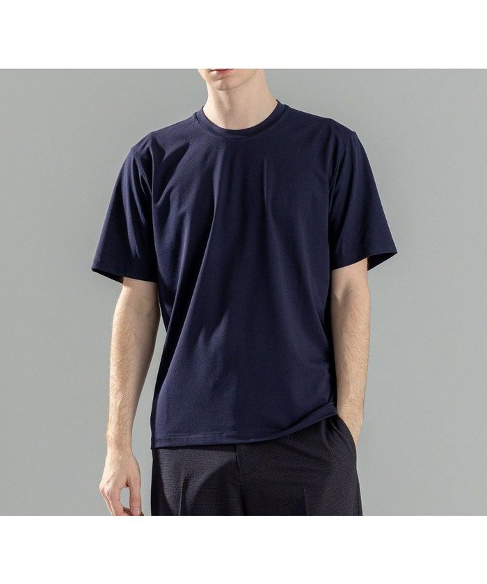 【ジョゼフ オム/JOSEPH HOMME / MEN】の新素材【接触冷感/UVカット】ハイゲージベアスムース クルーネックTシャツ インテリア・キッズ・メンズ・レディースファッション・服の通販 founy(ファニー) https://founy.com/ ファッション Fashion メンズファッション MEN トップス・カットソー Tops/Tshirt/Men シャツ Shirts カットソー Cut And Sew シンプル Simple ストレッチ Stretch プリント Print ベーシック Basic エレガント 上品 Elegant 半袖 Short Sleeve 夏 Summer 春 Spring S/S・春夏 Ss・Spring/Summer |ID: prp329100004449502 ipo3291000000032010396