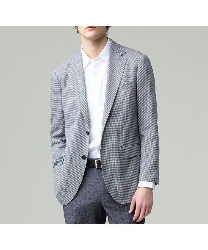 【ジェイ プレス/J.PRESS / MEN】の【WEB・一部店舗限定】ファインハウンドトゥース ジャケット インテリア・キッズ・メンズ・レディースファッション・服の通販 founy(ファニー) https://founy.com/ ファッション Fashion メンズファッション MEN アウター Coats Outerwear/Men テーラードジャケット Tailored Jackets シルク Silk ジャケット Jacket ハウンドトゥース Houndstooth ミックス Mix モダン Modern 夏 Summer 春 Spring S/S・春夏 Ss・Spring/Summer |ID: prp329100004449507 ipo3291000000031961968