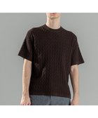 【ジョゼフ オム/JOSEPH HOMME / MEN】の【洗える】ドライコットンリンクス 半袖クルーネックニット ダークブラウン系|ID: prp329100004449552 ipo3291000000031685911