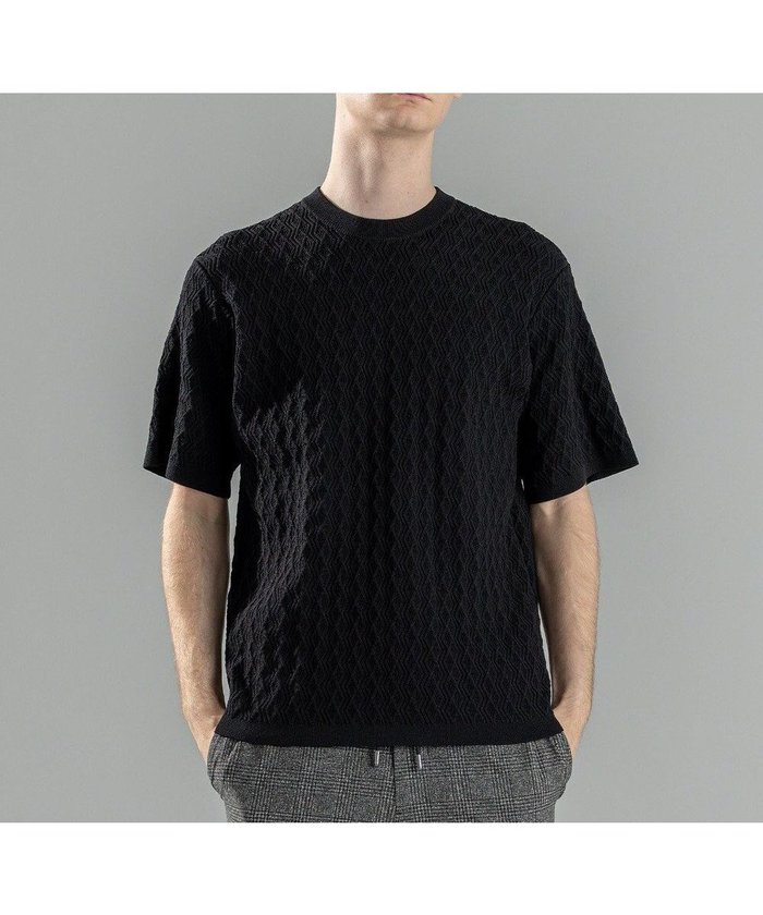 【ジョゼフ オム/JOSEPH HOMME / MEN】の【洗える】ドライコットンリンクス 半袖クルーネックニット インテリア・キッズ・メンズ・レディースファッション・服の通販 founy(ファニー) https://founy.com/ ファッション Fashion メンズファッション Fashion for Men トップス・カットソー Cut & Sew Tops ニット・セーター / 定番トップス Knit Tops & Sweaters シンプル Simple, Minimal ジャケット Jacket, Outerwear セーター Sweater, Knitwear ビジネス 仕事 通勤 Business / Work / Commuting フィット Fit, Slim Fit レギュラー Regular, Standard Fit エレガント 上品 Elegant 再入荷 Restock / Back in Stock 半袖 Short Sleeve, Half Sleeve 夏 Summer 春 Spring S/S・春夏 SS, Spring/Summer, Warm Season 洗える Machine Washable |ID: prp329100004449552 ipo3291000000033182307