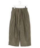 【ジェイプレスヨークストリート/J.PRESS YORK STREET】の【UNISEX】ポリエステルツイル ワイドパンツ カーキ系|ID: prp329100004450111 ipo3291000000031718202