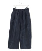 【ジェイプレスヨークストリート/J.PRESS YORK STREET】の【UNISEX】ポリエステルツイル ワイドパンツ ネイビー系|ID: prp329100004450111 ipo3291000000031718204