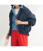 【グリーンパークス/Green Parks】のギャザーナイロンブルゾン Navy|ID: prp329100004450652 ipo3291000000031756506