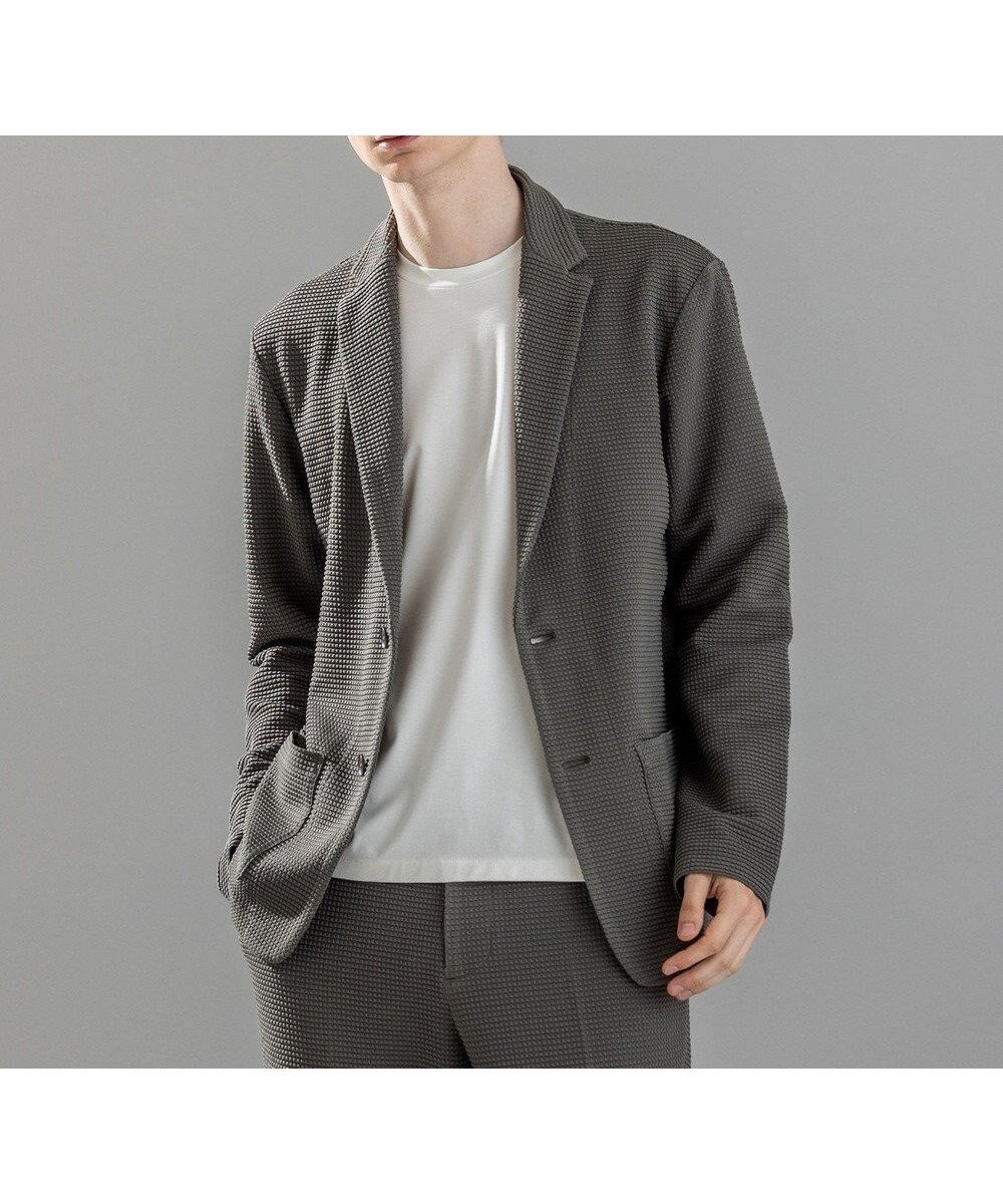 【ジョゼフ オム/JOSEPH HOMME / MEN】の【オリジナル素材/シワになりにくい】ライトタックジャージー パッチポケット ジャケット 人気、トレンドファッション・服の通販 founy(ファニー) 　ファッション　Fashion　メンズファッション　Fashion for Men　アウター　Men's Coats Outerwear　テーラードジャケット　Tailored Jackets & Blazers　春　Spring　ジャケット　Jacket, Outerwear　パッチ　Patch, Appliqué　ベーシック　Basic, Essential　ポケット　Pocket, Pocket Detail　リラックス　Relax, Relaxed Fit　S/S・春夏　SS, Spring/Summer, Warm Season　夏　Summer　 other-1|ID: prp329100004450804 ipo3291000000032675038