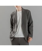 【ジョゼフ オム/JOSEPH HOMME / MEN】の【オリジナル素材/シワになりにくい】ライトタックジャージー パッチポケット ジャケット ダークグリーン系|ID: prp329100004450804 ipo3291000000032675039