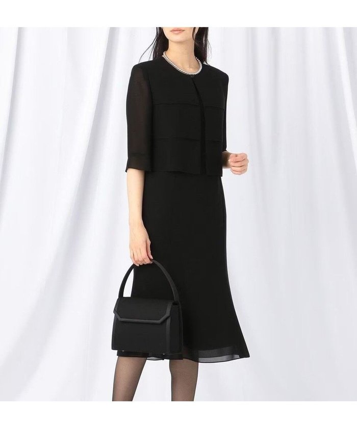 【自由区 FORMAL/JIYU-KU FORMAL】の【人気NO.1 / 洗える】ボレロ風ワンピース インテリア・キッズ・メンズ・レディースファッション・服の通販 founy(ファニー) https://founy.com/ ファッション Fashion レディースファッション WOMEN アウター Coat Outerwear ボレロ Bolero jackets ワンピース Dress ドレス Party Dresses エレガント 上品 Elegant ドレス Dress ボレロ Bolero ワッシャー Washer 人気 Popularity 夏 Summer 定番 Standard S/S・春夏 Ss・Spring/Summer 洗える Washable A/W・秋冬 Aw・Autumn/Winter・Fw・Fall-Winter |ID: prp329100004450838 ipo3291000000031779318