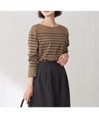 【ジェイ プレス/J.PRESS】のバスクボーダー カットソー 人気、トレンドファッション・服の通販 founy(ファニー) ファッション Fashion レディースファッション WOMEN トップス・カットソー Tops/Tshirt シャツ/ブラウス Shirts/Blouses ロング / Tシャツ T-Shirts カットソー Cut and Sewn カットソー Cut And Sew バスク Basque バランス Balance ボーダー Border 定番 Standard 無地 Plain Color A/W・秋冬 Aw・Autumn/Winter・Fw・Fall-Winter thumbnail カーキ系1|ID: prp329100004450908 ipo3291000000031930122