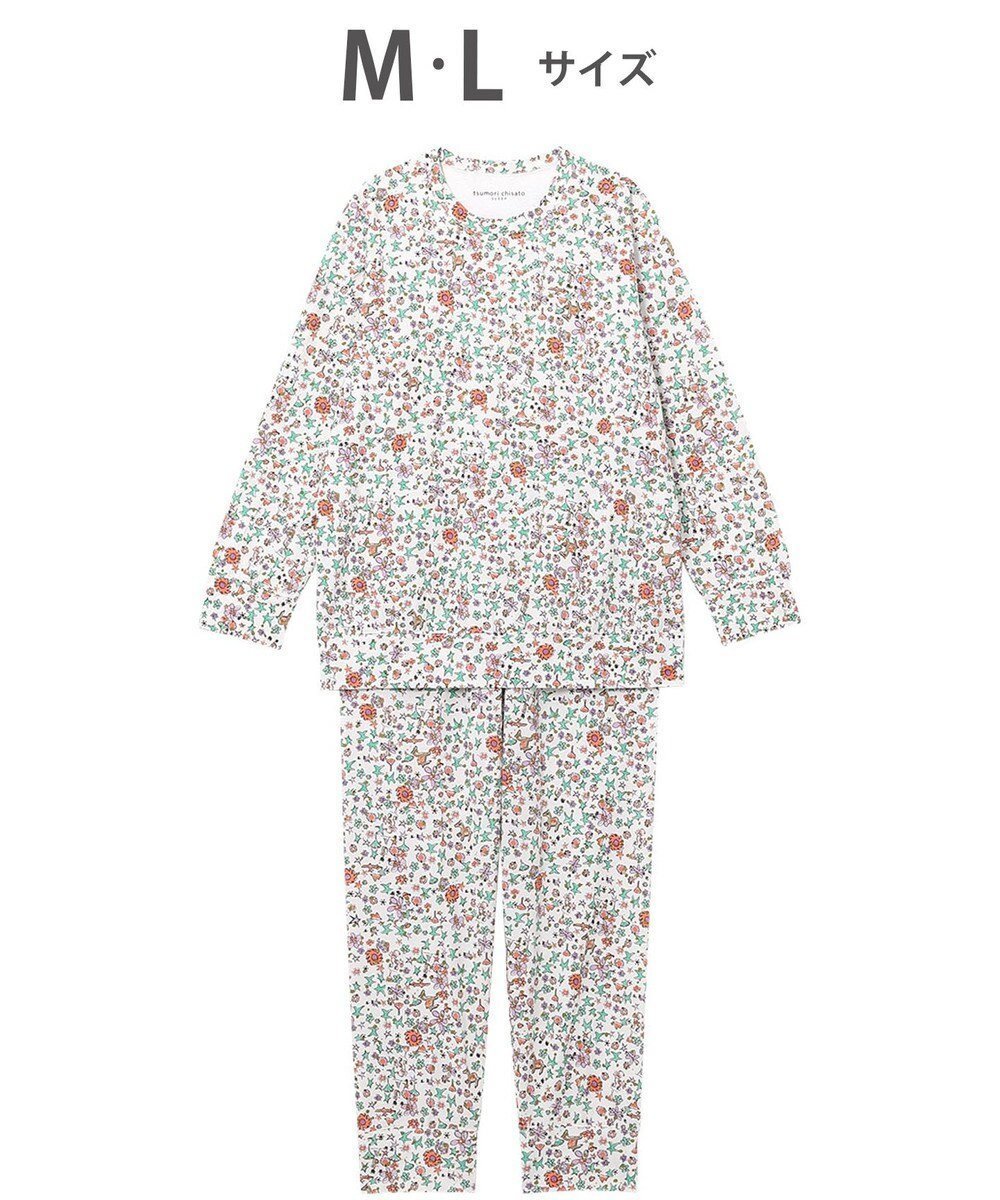 【ツモリチサト スリープ/tsumori chisato SLEEP】のツモリチサト パジャマ 長袖 長ズボン レディース UDX575 /ワコール インテリア・キッズ・メンズ・レディースファッション・服の通販 founy(ファニー) 　ファッション　Fashion　レディースファッション　WOMEN　トップス・カットソー　Tops/Tshirt　春　Spring　長袖　Long Sleeve　パジャマ　Pajamas　ボトム　Bottom　ロング　Long　S/S・春夏　Ss・Spring/Summer　夏　Summer　旅行　Travel　アイボリー|ID: prp329100004450959 ipo3291000000031769117