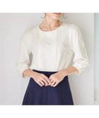 【ティアクラッセ/Tiaclasse】の【洗える】ピンタックレースカットソーTブラウス オフホワイト|ID: prp329100004451051 ipo3291000000035728381