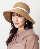 【ムーンバット/MOONBAT】の【洗える】FURLA(フルラ) ロゴ刺繍リボン 天然ハット オフホワイト|ID: prp329100004451088 ipo3291000000034629058