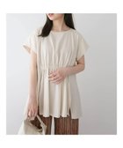 【グリーンパークス/Green Parks】の変形ストライプジャガードチュニック Light Beige|ID: prp329100004451179 ipo3291000000031942405