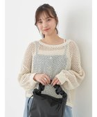 【アースミュージックアンドエコロジー/earth music&ecology】のスパンコールショートゆるニット 人気、トレンドファッション・服の通販 founy(ファニー) ファッション Fashion レディースファッション WOMEN トップス・カットソー Tops/Tshirt ニット Knit Tops ショート Short スパンコール Sequins セーター Sweater バランス Balance ポケット Pocket 夏 Summer 春 Spring S/S・春夏 Ss・Spring/Summer 透かし Watermark thumbnail Ivory|ID: prp329100004451183 ipo3291000000031978122