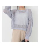 【アースミュージックアンドエコロジー/earth music&ecology】のスパンコールショートゆるニット 人気、トレンドファッション・服の通販 founy(ファニー) ファッション Fashion レディースファッション WOMEN トップス・カットソー Tops/Tshirt ニット Knit Tops ショート Short スパンコール Sequins セーター Sweater バランス Balance ポケット Pocket 夏 Summer 春 Spring S/S・春夏 Ss・Spring/Summer 透かし Watermark thumbnail Sax|ID: prp329100004451183 ipo3291000000031978125
