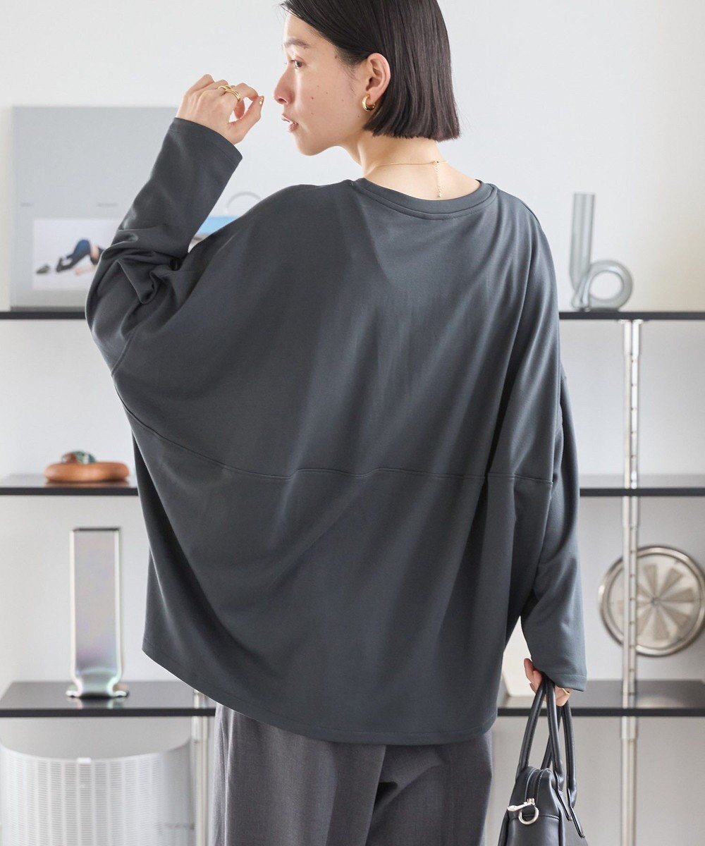 【アメリカンホリック/AMERICAN HOLIC】のポンチコクーンカットプルオーバー インテリア・キッズ・メンズ・レディースファッション・服の通販 founy(ファニー) 　ファッション　Fashion　レディースファッション　WOMEN　トップス・カットソー　Tops/Tshirt　シャツ/ブラウス　Shirts/Blouses　ロング / Tシャツ　T-Shirts　プルオーバー　Pullover　カットソー　Cut and Sewn　カットソー　Cut And Sew　ボトム　Bottom　ポケット　Pocket　夏　Summer　春　Spring　S/S・春夏　Ss・Spring/Summer　Charcoal Gray|ID: prp329100004451298 ipo3291000000031888916