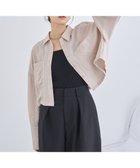 【アースミュージックアンドエコロジー/earth music&ecology】のWポケットショートシャツ Beige|ID: prp329100004451313 ipo3291000000031841589