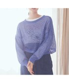 【アースミュージックアンドエコロジー/earth music&ecology】のスパンコールメッシュニットプルオーバー 人気、トレンドファッション・服の通販 founy(ファニー) ファッション Fashion レディースファッション WOMEN トップス・カットソー Tops/Tshirt ニット Knit Tops プルオーバー Pullover おすすめ Recommend スパンコール Sequins セーター Sweater バランス Balance ボックス Box ボトム Bottom ポケット Pocket メッシュ Mesh ロング Long 夏 Summer 春 Spring S/S・春夏 Ss・Spring/Summer thumbnail Light Blue|ID: prp329100004451325 ipo3291000000031988460