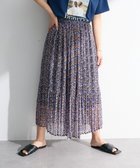 【グリーンパークス/Green Parks】のマジョリカプリーツ柄スカート Navy|ID: prp329100004451336 ipo3291000000031841677