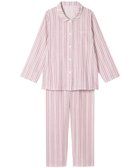 【ウィング/Wing】のパジャマ 長袖 長ズボン 綿100%(本体) 二重ガーゼ レディース EP8070 ウイング/ワコール 人気、トレンドファッション・服の通販 founy(ファニー) ファッション Fashion レディースファッション Fashion for Women トップス・カットソー Cut & Sew Tops スタンダード Standard, Basic ストライプ Stripe, Striped Pattern センター Center, Center Line 長袖 Long Sleeve, Full Sleeve パジャマ Pajamas, Sleepwear ボトム Bottoms, Lower Wear ランダム Random, Irregular thumbnail ピンク|ID: prp329100004451373 ipo3291000000035603595