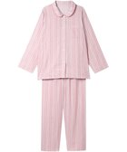 【ウィング/Wing】のパジャマ 長袖 長ズボン 綿100%(本体) 二重ガーゼ レディース EP8070 ウイング/ワコール 人気、トレンドファッション・服の通販 founy(ファニー) ファッション Fashion レディースファッション Fashion for Women トップス・カットソー Cut & Sew Tops スタンダード Standard, Basic ストライプ Stripe, Striped Pattern センター Center, Center Line 長袖 Long Sleeve, Full Sleeve パジャマ Pajamas, Sleepwear ボトム Bottoms, Lower Wear ランダム Random, Irregular thumbnail ロマンピンク|ID: prp329100004451373 ipo3291000000035603599