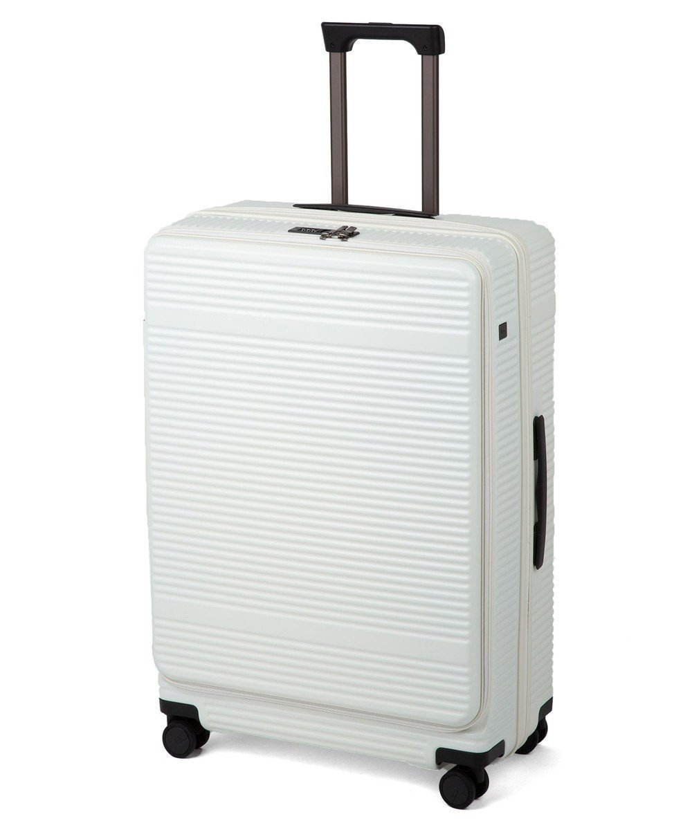 【エースバッグズアンドラゲッジ/ACE BAGS & LUGGAGE】のace. サルートン フロントオープンスーツケース Lサイズ 85～96L 05364 インテリア・キッズ・メンズ・レディースファッション・服の通販 founy(ファニー) 　ファッション　Fashion　レディースファッション　WOMEN　スーツ　Suits　シンプル　Simple　スマート　Smart　フロント　Front　リュック　Ruck Sack　再入荷　Restock/Back In Stock/Re Arrival　旅行　Travel　スーツケース キャリーケース　Suitcase　ホワイト|ID: prp329100004451420 ipo3291000000032276116