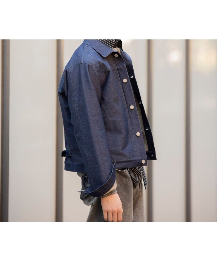 【ジェイ プレス/J.PRESS / MEN】の【KANEMASA JERSEY】ジャージー デニムジャケット インテリア・キッズ・メンズ・レディースファッション・服の通販 founy(ファニー) https://founy.com/ ファッション Fashion メンズファッション MEN アウター Coats Outerwear/Men デニム Denim Jackets インナー Inner 春 Spring ジャケット Jacket ジャージー Jersey ストレッチ Stretch デニム Denim バランス Balance S/S・春夏 Ss・Spring/Summer 夏 Summer |ID: prp329100004451841 ipo3291000000031685864