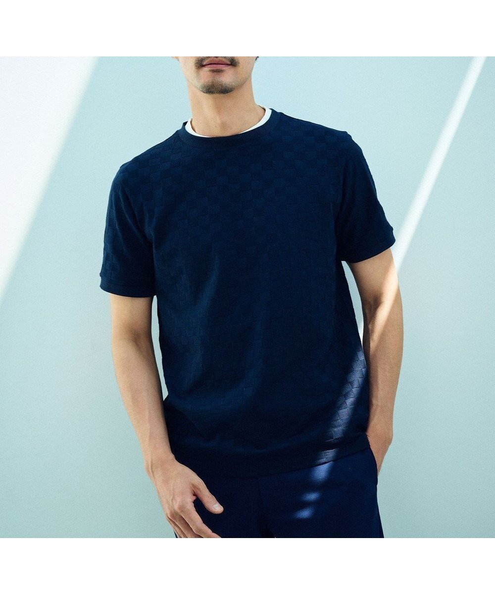 【ジェイ プレス/J.PRESS / MEN】の汗ばむ夏の最適解Tシャツ【吸水速乾 / シワになりにくい】【J.PRESS PREMIUM JERSEY】 リンクス Tシャツ インテリア・キッズ・メンズ・レディースファッション・服の通販 founy(ファニー) 　ファッション　Fashion　メンズファッション　Fashion for Men　トップス・カットソー　Cut & Sew Tops　メンズシャツ　Shirts　春　Spring　カットソー　Cut and Sewn Top　吸水　Absorbent, Quick-Dry　シンプル　Simple, Minimal　ダウン　Down, Puffer　フィット　Fit, Slim Fit　無地　Plain, Solid Color　レギュラー　Regular, Standard Fit　S/S・春夏　SS, Spring/Summer, Warm Season　おすすめ　Recommended / Our Picks　夏　Summer　エレガント 上品　Elegant　ビジネス 仕事 通勤　Business / Work / Commuting　ネイビー系|ID: prp329100004451847 ipo3291000000033590701