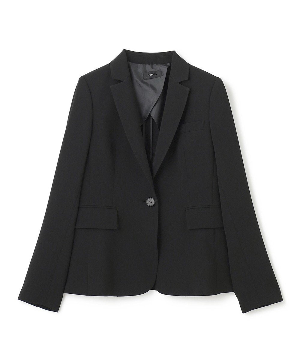 【ジョゼフ/JOSEPH】のプランプトフルー ジャケット インテリア・キッズ・メンズ・レディースファッション・服の通販 founy(ファニー) 　ファッション　Fashion　レディースファッション　WOMEN　アウター　Coat Outerwear　ジャケット　Jackets　エレガント 上品　Elegant　ジャケット　Jacket　ストレッチ　Stretch　スリム　Slim　バランス　Balance　パフォーマンス　Performance　フィット　Fit　ベーシック　Basic　Black|ID: prp329100004451873 ipo3291000000031730706
