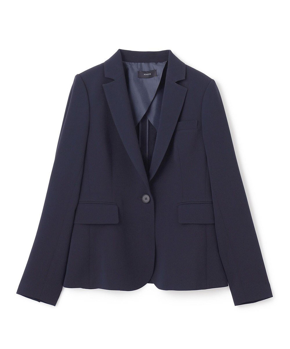 【ジョゼフ/JOSEPH】のプランプトフルー ジャケット インテリア・キッズ・メンズ・レディースファッション・服の通販 founy(ファニー) 　ファッション　Fashion　レディースファッション　Fashion for Women　アウター　Coat / Outerwear Collection　レディースジャケット・軽アウター　Jackets　エレガント 上品　Elegant　ジャケット　Jacket, Outerwear　ストレッチ　Stretch, Stretchy Fabric　スリム　Slim, Slim Fit　バランス　Balance, Style Balance　パフォーマンス　Performance, Active Function　フィット　Fit, Slim Fit　ベーシック　Basic, Essential　Navy|ID: prp329100004451873 ipo3291000000033688472