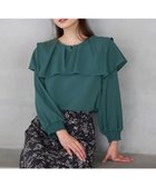 【エニィ スィス/any SiS】の【洗える】スクエアラッフルカラー ブラウス 人気、トレンドファッション・服の通販 founy(ファニー) ファッション Fashion レディースファッション WOMEN トップス・カットソー Tops/Tshirt シャツ/ブラウス Shirts/Blouses 洗える Washable カーディガン Cardigan シャーリング Shirring スクエア Square フェミニン Feminine ラッフル Raffle A/W・秋冬 Aw・Autumn/Winter・Fw・Fall-Winter おすすめ Recommend エレガント 上品 Elegant thumbnail ディープグリーン|ID: prp329100004451909 ipo3291000000032156778