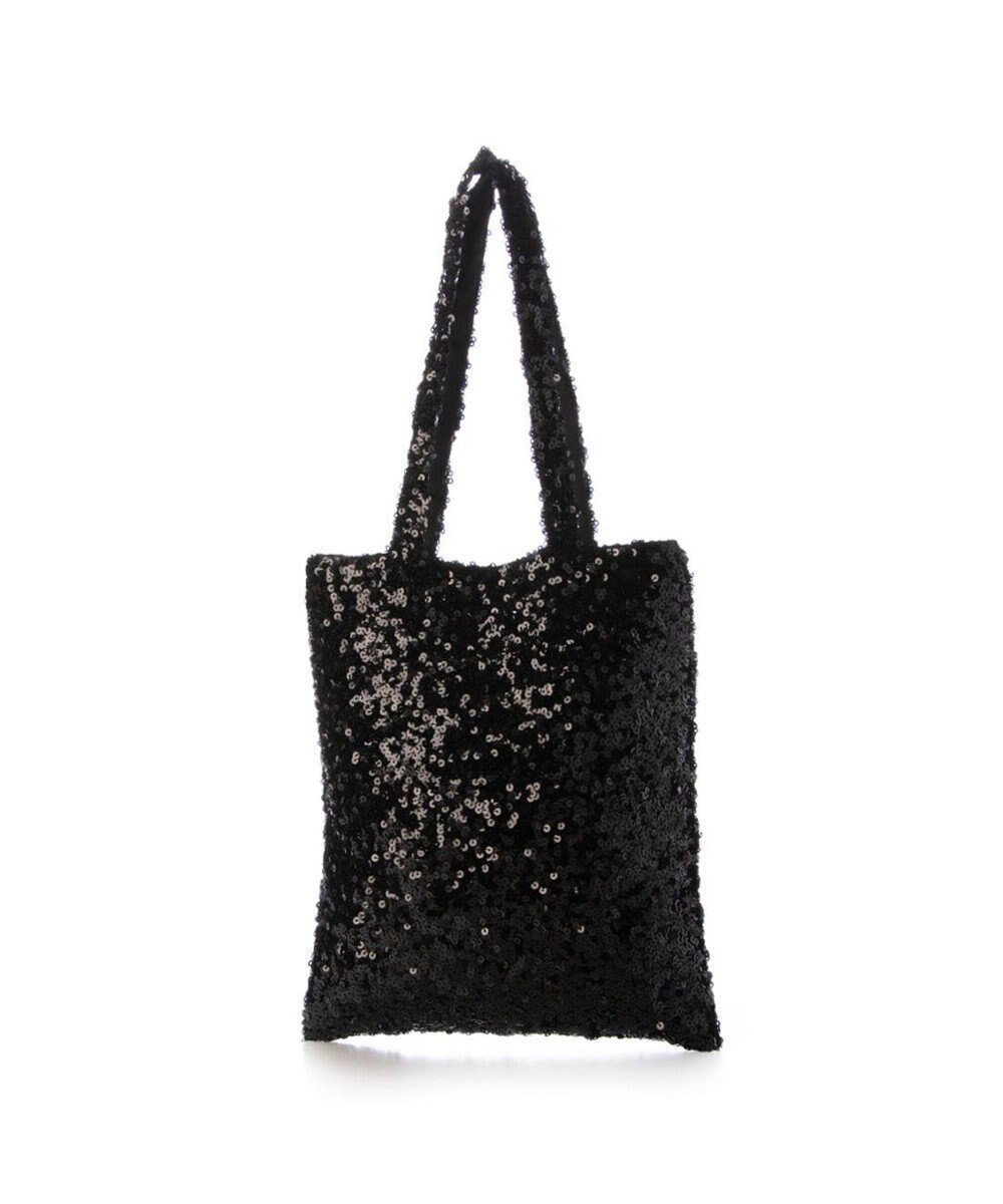 【アンビリオン/UNBILLION】のカシュカシュ cachecache / スパンコールトートバッグバッグ インテリア・キッズ・メンズ・レディースファッション・服の通販 founy(ファニー) 　ファッション　Fashion　レディースファッション　WOMEN　バッグ　Bag　エレガント 上品　Elegant　カラフル　Colorful　スパンコール　Sequins　ハンド　Hand　ミックス　Mix　モチーフ　Motif　再入荷　Restock/Back In Stock/Re Arrival　ブラック|ID: prp329100004452018 ipo3291000000031891076
