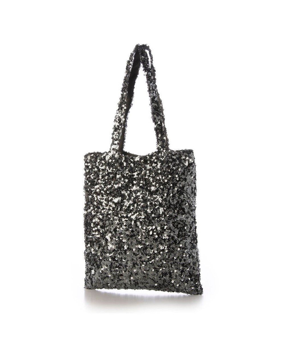 【アンビリオン/UNBILLION】のカシュカシュ cachecache / スパンコールトートバッグバッグ インテリア・キッズ・メンズ・レディースファッション・服の通販 founy(ファニー) 　ファッション　Fashion　レディースファッション　WOMEN　バッグ　Bag　エレガント 上品　Elegant　カラフル　Colorful　スパンコール　Sequins　ハンド　Hand　ミックス　Mix　モチーフ　Motif　再入荷　Restock/Back In Stock/Re Arrival　ダークシルバー|ID: prp329100004452018 ipo3291000000031891078