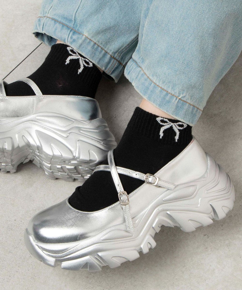 【ウィゴー/WEGO】のリボンショートソックス インテリア・キッズ・メンズ・レディースファッション・服の通販 founy(ファニー) 　ファッション　Fashion　レディースファッション　WOMEN　ソックス　Socks　レッグウェア　Legwear　おすすめ　Recommend　ショート　Short　スマホ　Smartphone　ソックス　Socks　ブラック|ID: prp329100004452143 ipo3291000000031606704