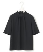 【アイシービー/iCB】の【洗える】ストレッチジョーゼット ハイネックブラウス ブラック系|ID: prp329100004452242 ipo3291000000031148520